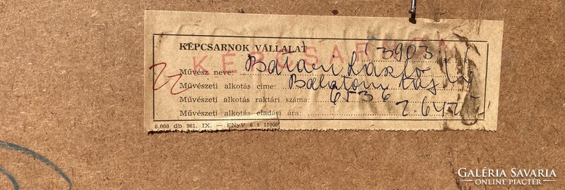 Batári László - Balatoni táj