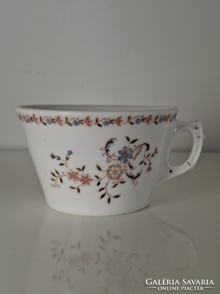 Antik vastagfalú porcelán csésze bögre koma bögre koma csésze