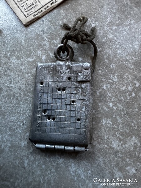 Tűzkereszt,dögcédulával együtt,II.vilàgháború