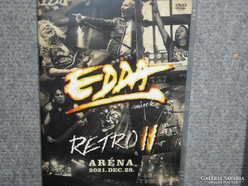 EDDA MŰVEK RETRO II ARÉNA 2021. DEC. 28. DVD ÚJ gyári bontatlan