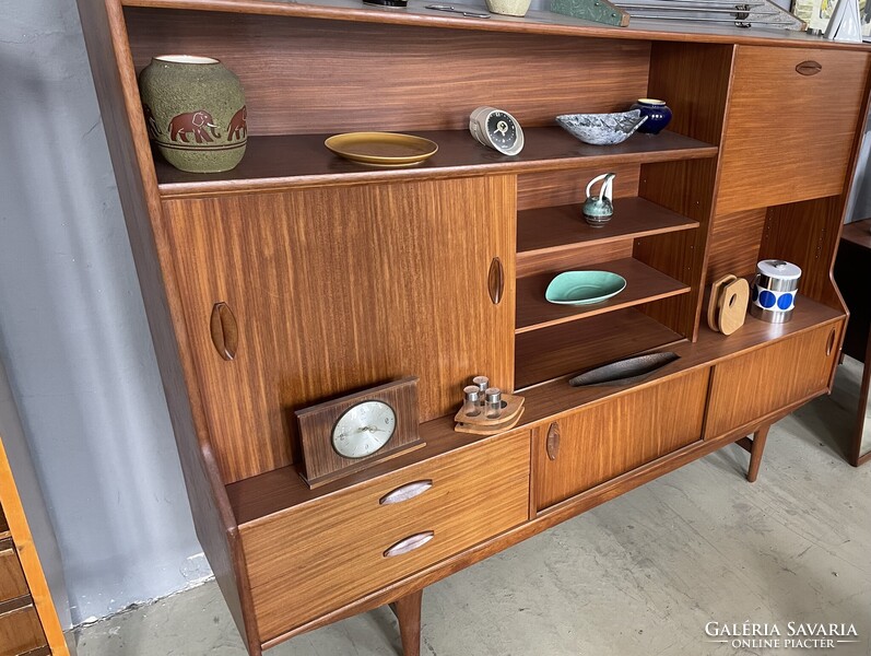 Mid century highboard magas komód