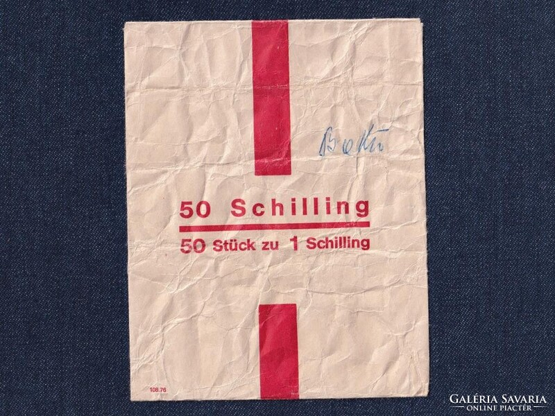 Érmetartó tasak 50 db 1 Schilling-hez