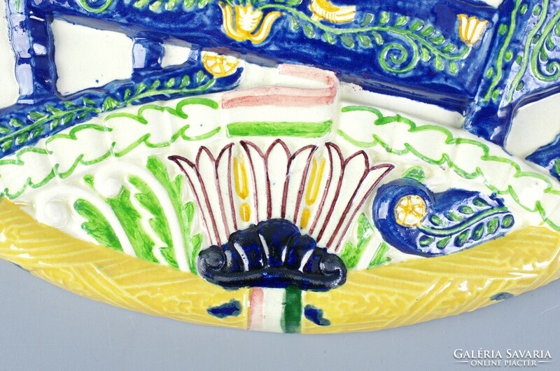 Borszéky Frigyes Concordia ovális 1922 fali plakett