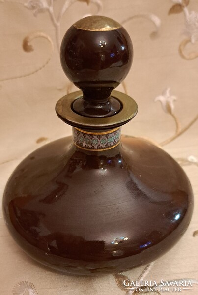 Ritka Altwien porcelán kiöntő, dekanter (M5778)
