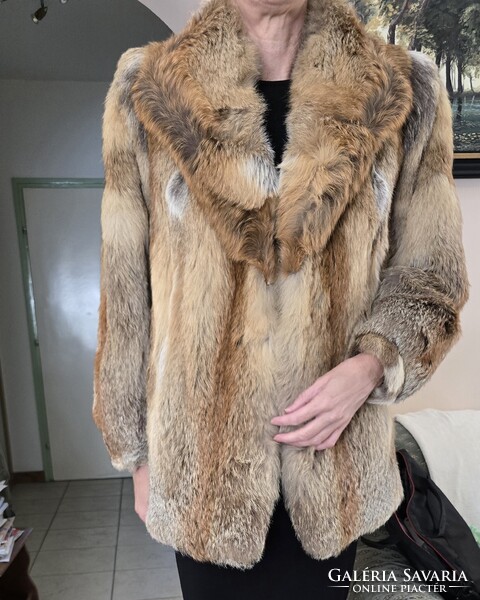  Valódi ezüstróka bunda – ritka, különlegesen szép darab