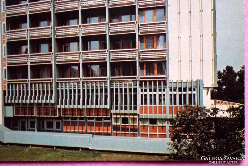 Hajdúszoboszló - Ózdi Kohászati Üzemek üdülője  - retro képeslap