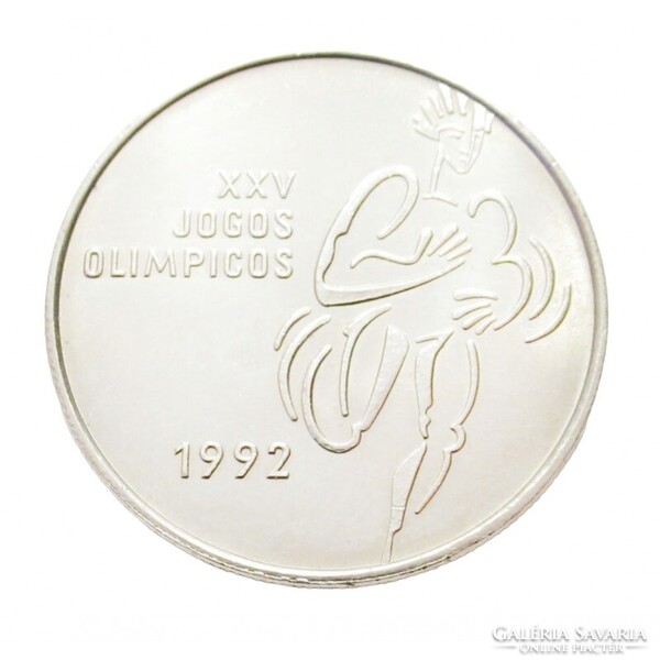 Portugália,200 escudos 1992 - Barcelona olimpiai játékok aUNC+ nikkel