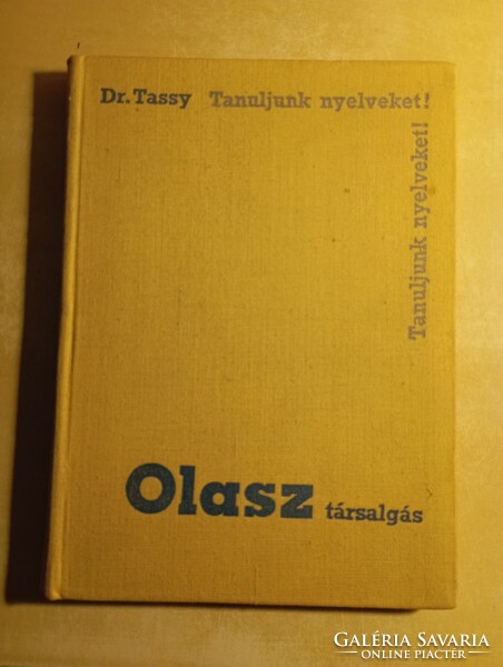 Dr. Tassy Ferenc Olasz társalgási zsebkönyv