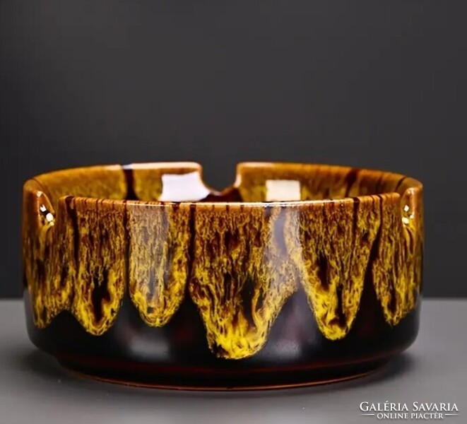 Kerámia hamutartó barna