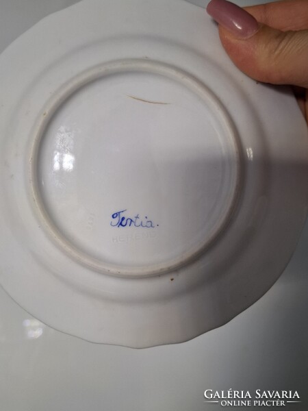 Herendi Tercia bécsi rózsás teás kanna szett