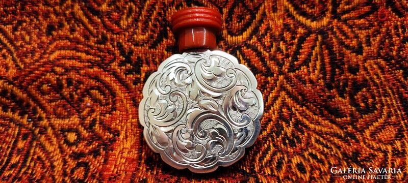 Art deco ezüst parfümös szelence