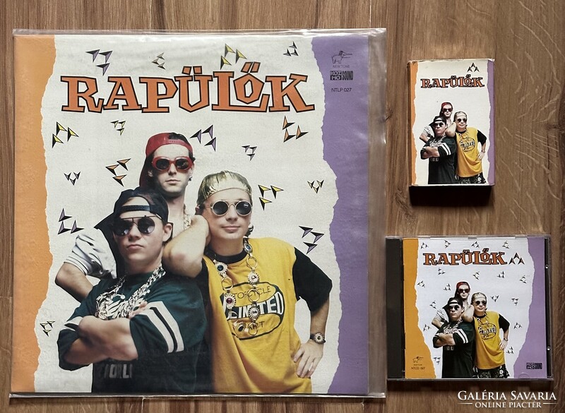 Rapülők  vinyl cd és kazetta