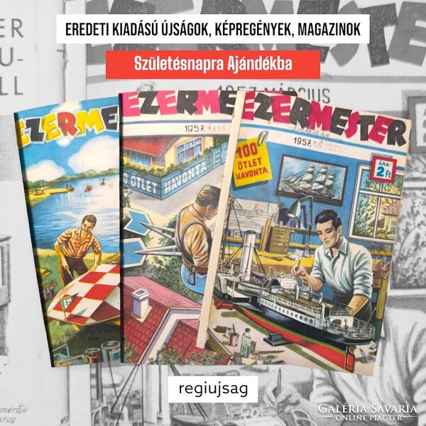 1958 február    /  EZERMESTER  /  Szülinapra Barkács Újság Ssz.:  37786