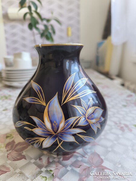 Német , Bavaria porcelán váza, kézi festéssel  eladó!