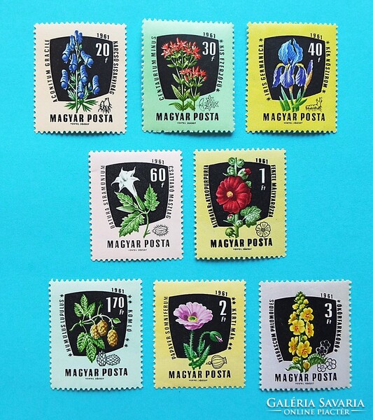 (Z) 1961. Gyógy-és ipari növények sor** - (Kat.: 700.-) - LEÍRÁS!!!