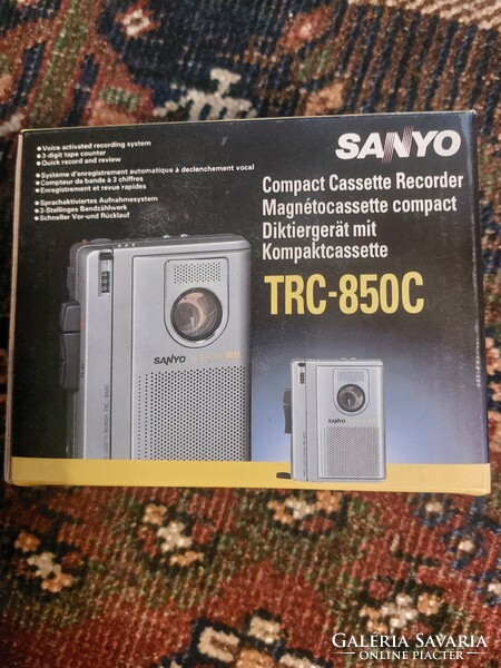 Sanyo TRC-850C diktafon eredeti csomagolásával