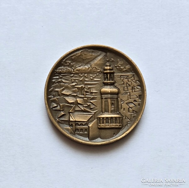 Sopron bronz emlékérem