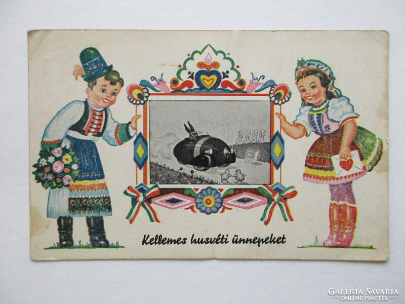 1940. Magyaros húsvéti üdvözlőlap (40)