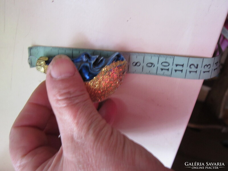 Karácsonyfa dísz  kék fél hold