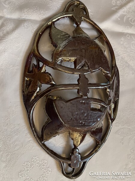 Gyönyörű eizin mázas dög nehéz fém kínáló.