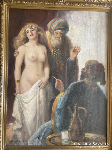 GEIGER RICHÁRD ( 1870-1945 ) - Rabszolganő