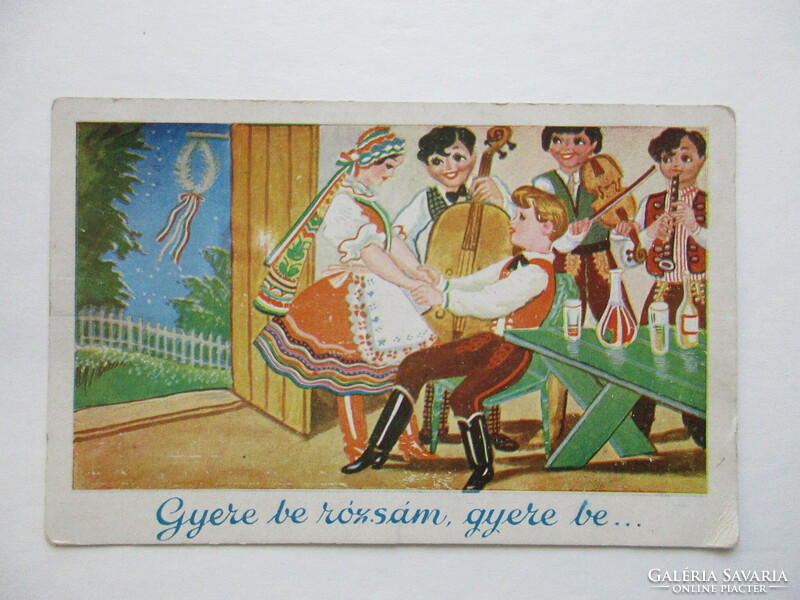 1940 körül. Magyaros üdvözlőlap (49)