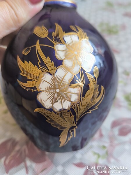 Német , kerámia váza, kézi festéssel  eladó!