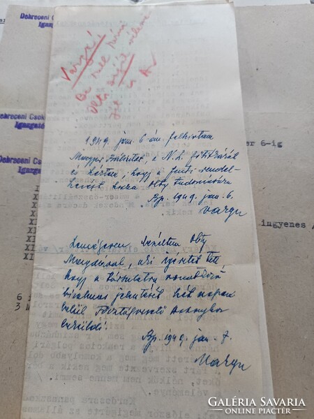 Vidéki színházak államosítása - Debrecen Csokonai Színház bizalmas jelentések 1949.