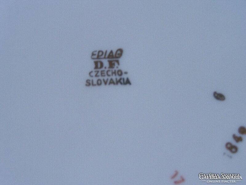 Epiag fedeles levesestál - jelzett, hibátlan, 26x 15 cm