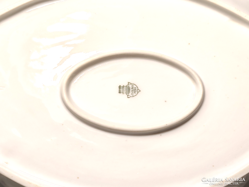 Zsolnay inda mintás pecsenyés, sültes tál 2