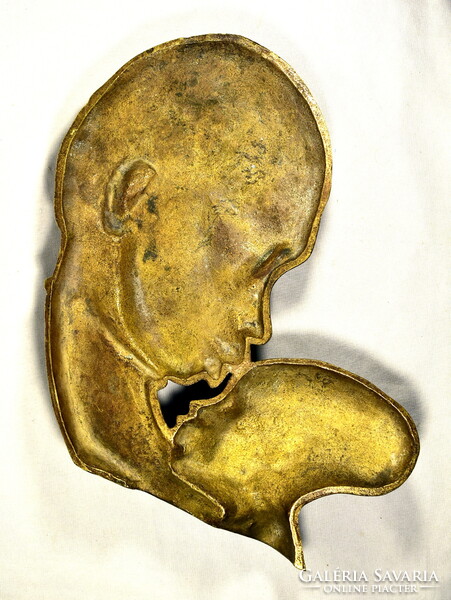 ANYA GYERMEKKEL ... ORIENTALISTA ART DECO BRONZ RELIEF