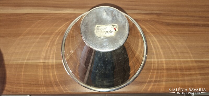 Ezüstözött új virág váza ( Hoff Interieur )