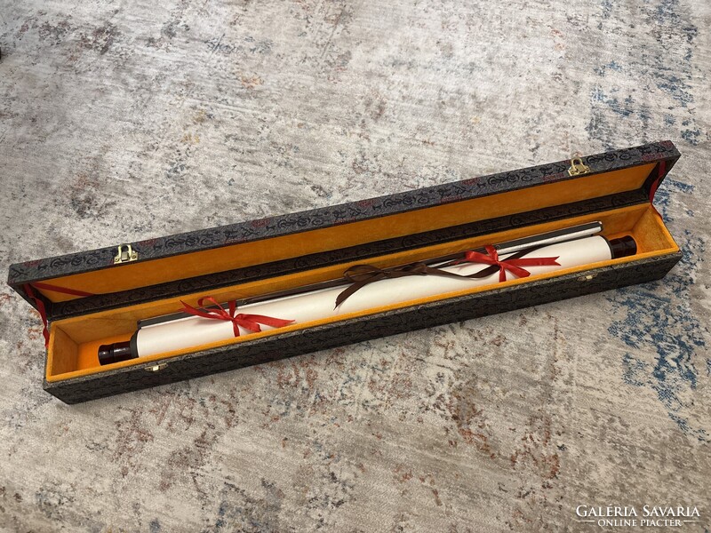 Kínai selyemkép tekercs NAGY MÉRET!