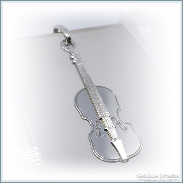 Ezüst cselló medál