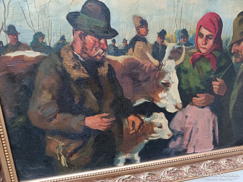 Parobek Alajos Olajfestménye.