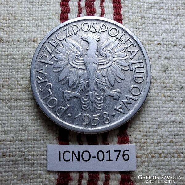 Lengyelország 2 Zloty 1958 EF