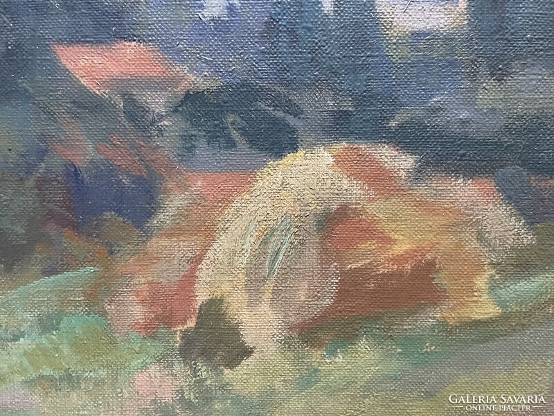 Jámbor Lajos (1884’Nagyvárad-1954’New York)-Dunakanyar..60x80cm