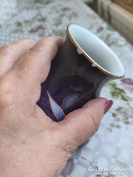 Német , Bavaria porcelán váza, kézi festéssel  eladó!