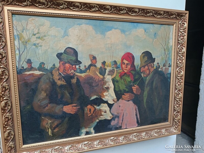 Parobek Alajos Olajfestménye.