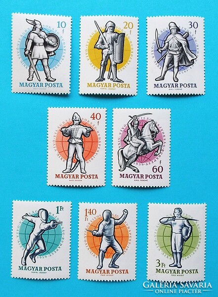 (Z) 1959. Vívó Világbajnokság I. sor** - (Kat.: 700.-)