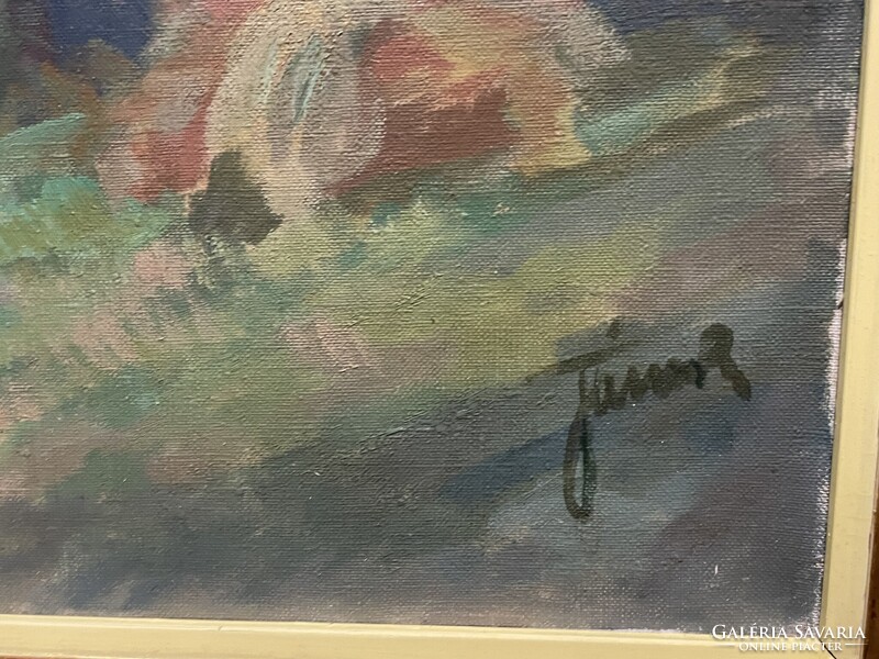 Jámbor Lajos (1884’Nagyvárad-1954’New York)-Dunakanyar..60x80cm