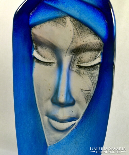 Mats Jonasson (1945) " KÉK PORTRÉ "