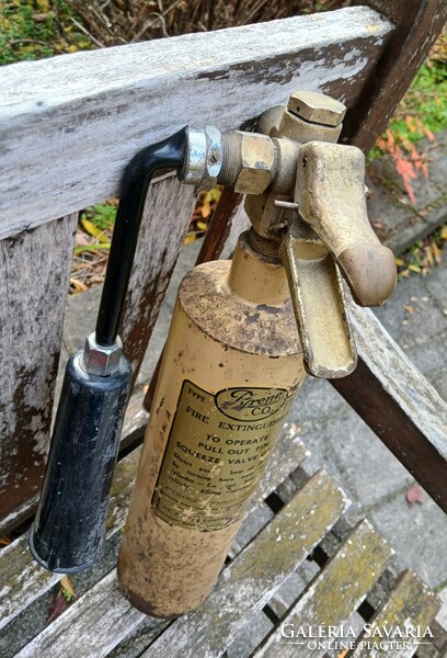 RITKA! PYRENE ANGOL FALI TŰZOLTÓ KÉSZÜLÉK, 1950-es (?) évek, régi retro vintage.