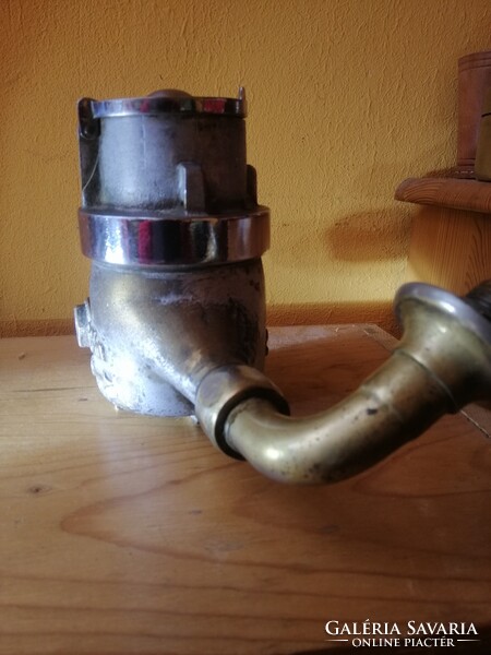 Antik, sárgaréz-öntvény " LÁMPAGYÁR"-i vízóra