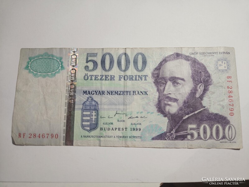 1999-es 5000 Forint EF