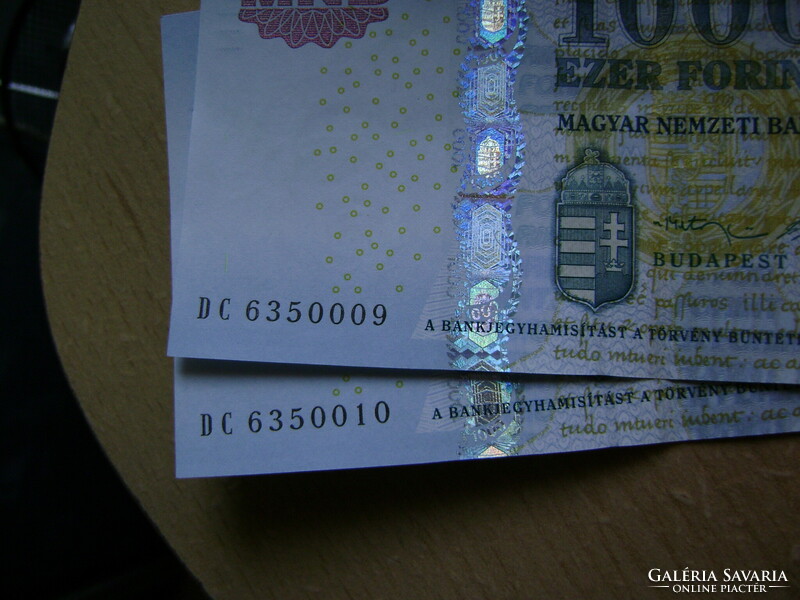 Sorszámkövető 1000 Ft 2db