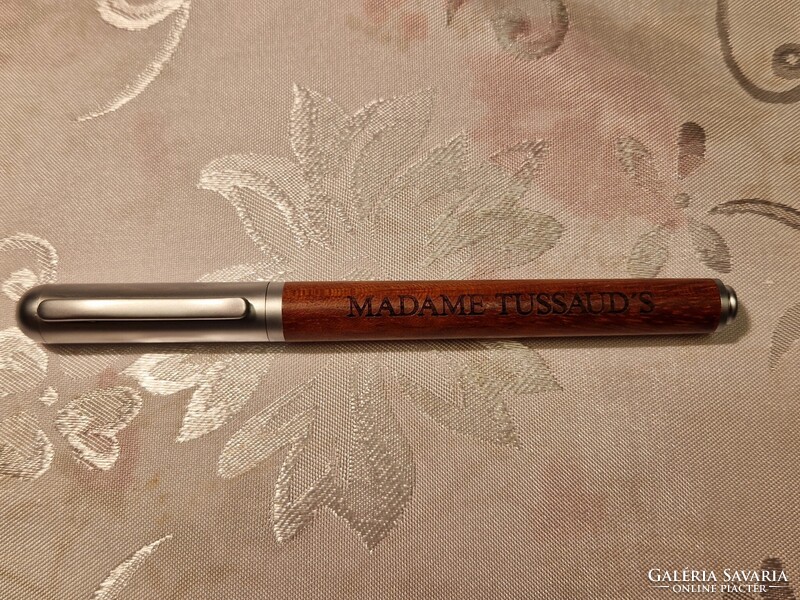 IRIDIUM POINT GERMANY töltőtoll, fa betét, emlék MADAME TUSSAUD'S