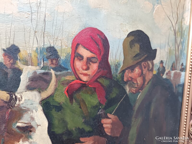 Parobek Alajos Olajfestménye.