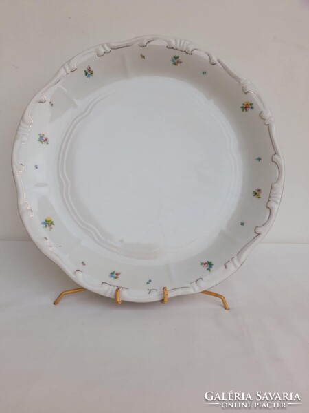 Zsolnay tollazott nagy kerek kinalo-torta tal