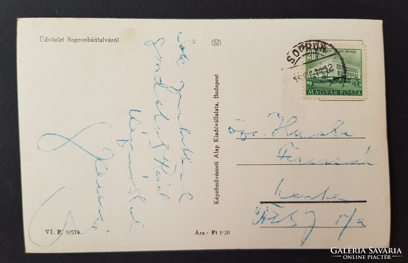 Sopronbánfalva képeslap